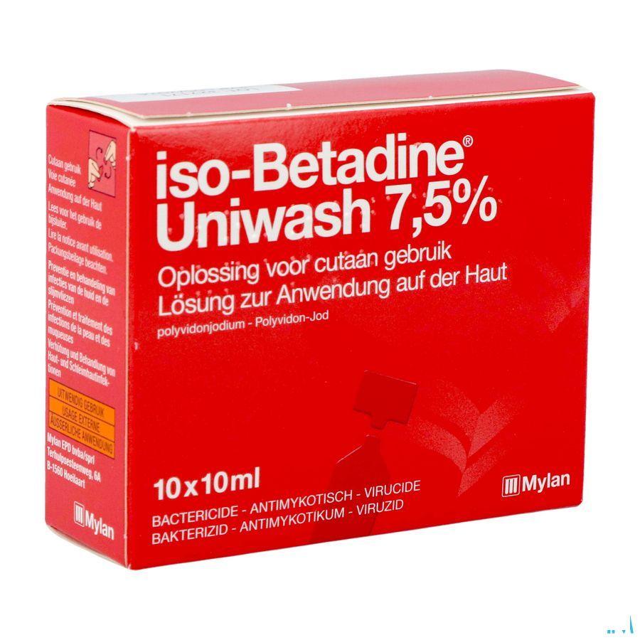 Iso Betadine Uniwash 7,5% 10 x 10 ml