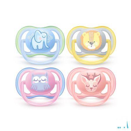Philips Avent Sucette 0M+ Animals Mix  -  Bomedys