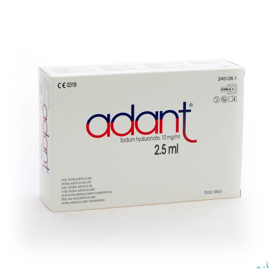 Adant Oplossing 1% Inj Intra Articul. 5 X 2,5 ml