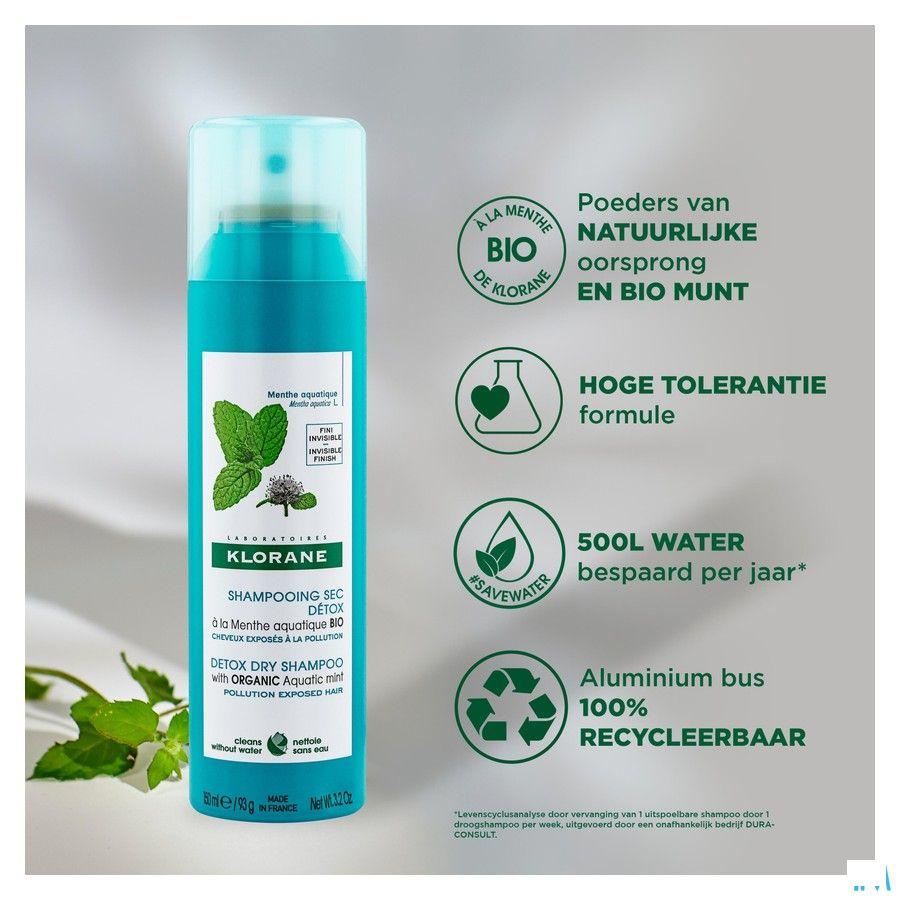 Klorane Capil. Droogshampoo Munt Spray 150 ml
