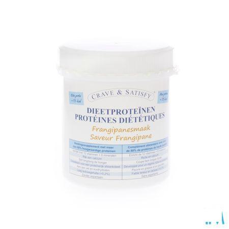 Crave & Satisfy Dieetproteinen Frangipan Pot 200 gr