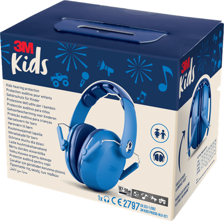 3M Kids Plus Gehoorbesch. Oorkap Kind Blauw