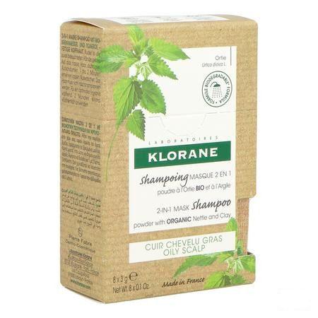 Klorane Capilaire Masker Reinigend Brandnetel 8X3G