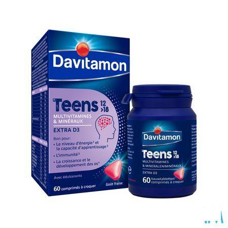 Davitamon Teens Fraise Comp 60  -  Perrigo