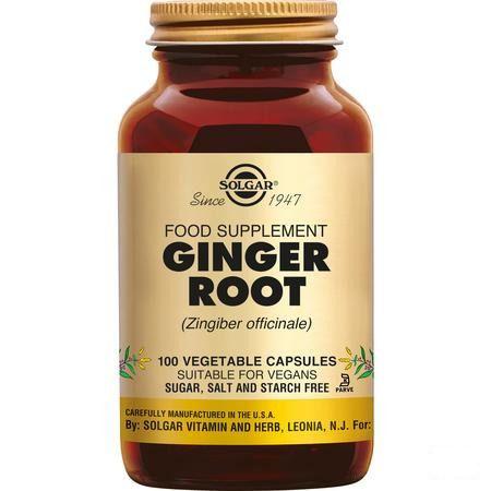 Solgar Ginger Root V-Caps 100  -  Solgar Vitamins