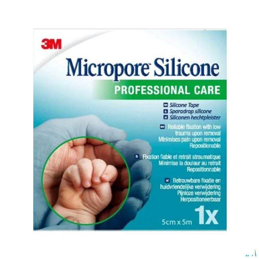 Micropore S 3M Hechtpleister 5 X500Cm  -  3M