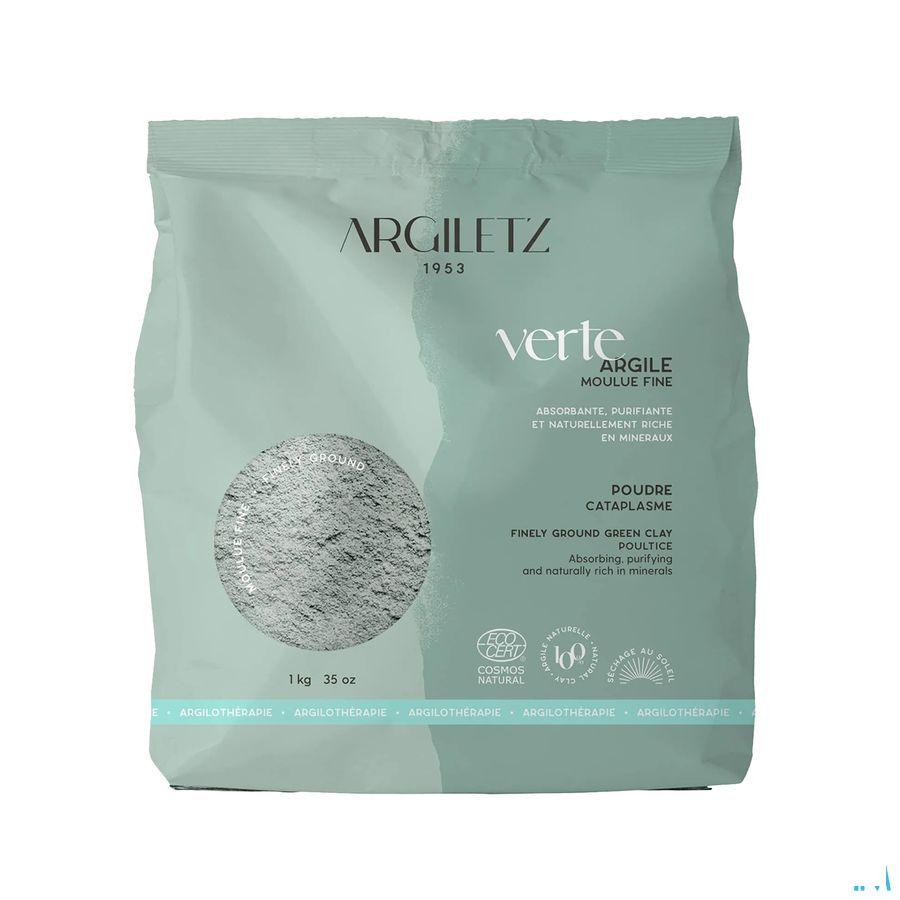 Argiletz Argile Verte Moulue Fine 1Kg  -  Natur'Inov