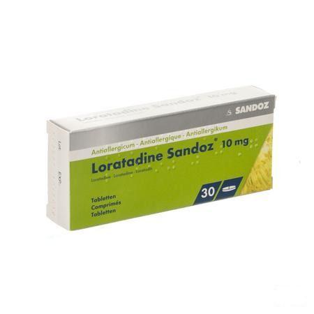 Loratadine Sandoz Comprimes 30 X 10 mg 