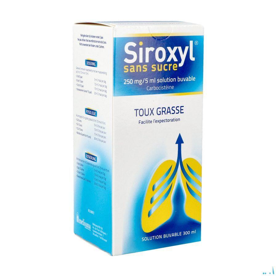 Siroxyl Sirop Sans Sucre/zonder Suiker 300 ml  -  Melisana