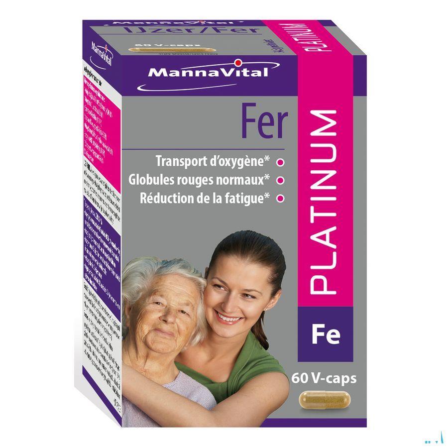 Mannavital Fer Platinum V-Capsule 60