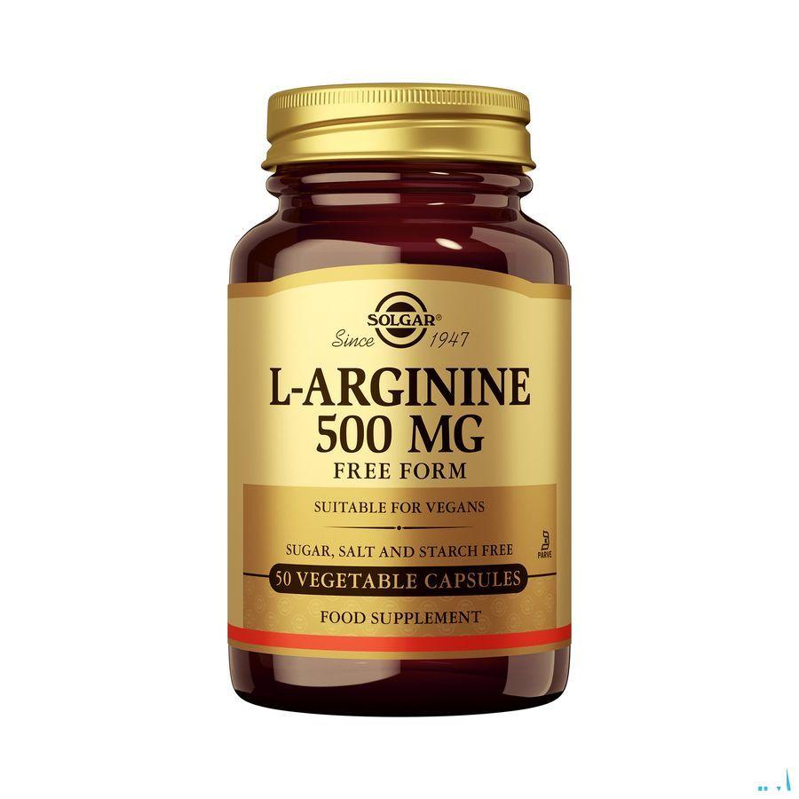 Solgar L-Arginine V-Caps 50X500Mg  -  Solgar Vitamins