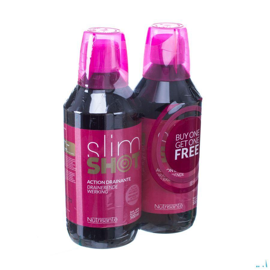 Slimshot Action Drainante 2x500 ml  -  Nutrisante