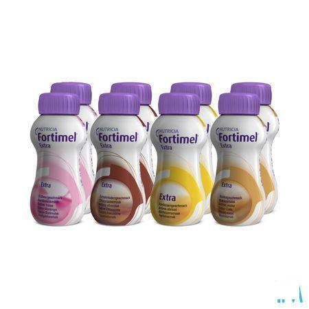 Fortimel Extra Mixed Multipack 8x200 ml  -  Nutricia