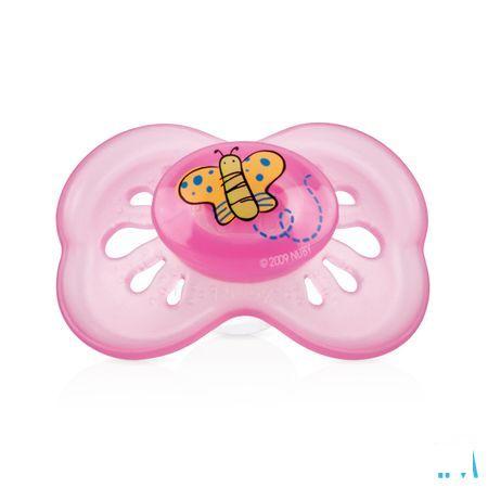 Nuby Pastelsac Ovale Fopspeen - 6-18m  -  New Valmar