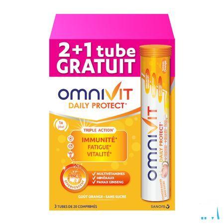 Omnivit Daily Protect Tripack Bruistabl 3X20  -  Sanofi