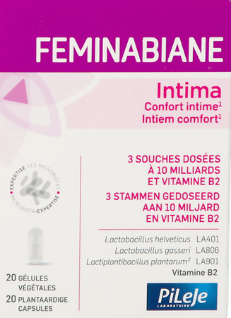 Feminabiane Intima Caps 20  -  Pileje Benelux