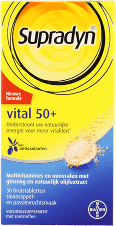 Supradyn Vital 50 + Bruistabletten 30
