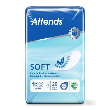 Attends Soft 1 Mini Inleg Anatom. 1x20