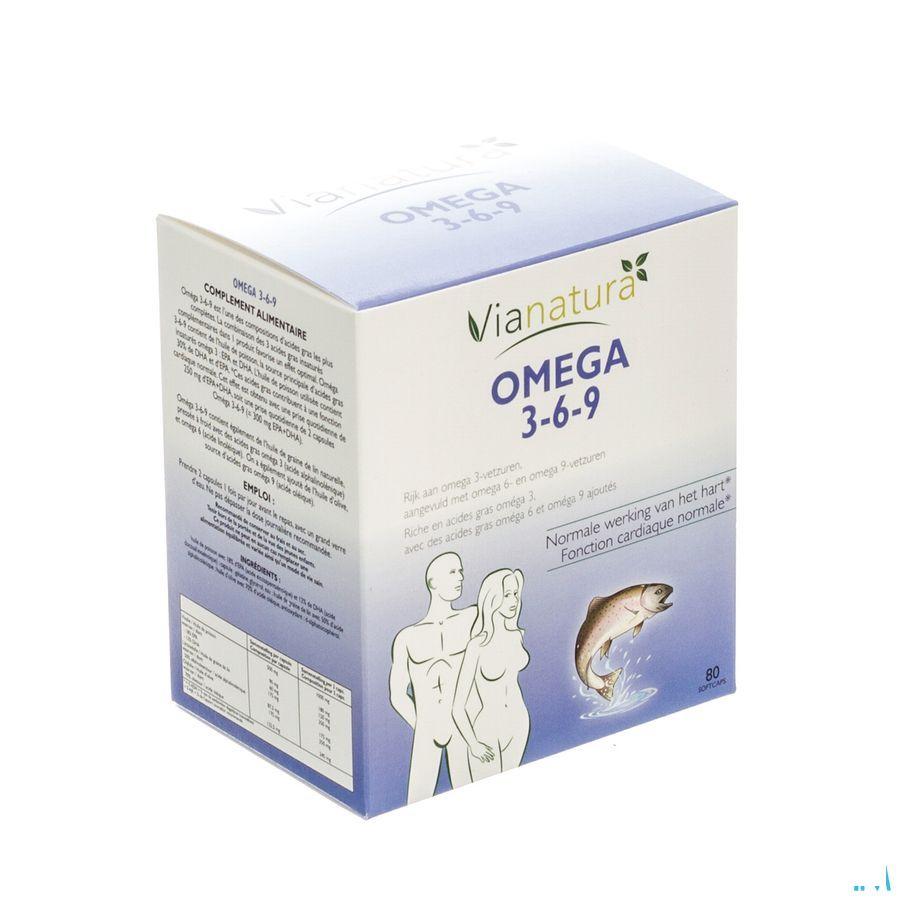 Via Natura Omega 3-6-9 SoftCapsule 80  -  Ocebio