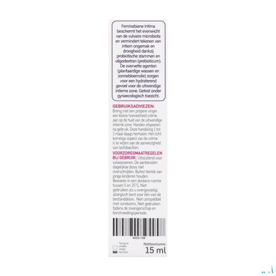 Feminabiane Intima Creme 15 ml  -  Pileje Benelux