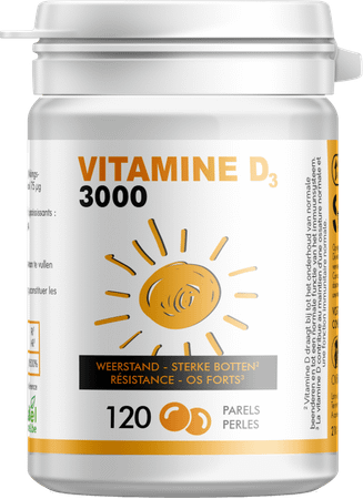 Soria Vitamine D 3000Iu Parels 120