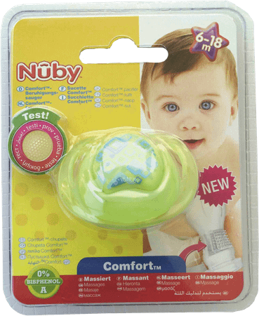 Nuby Sucette Orthodontique Prismac - 6-18m  -  New Valmar
