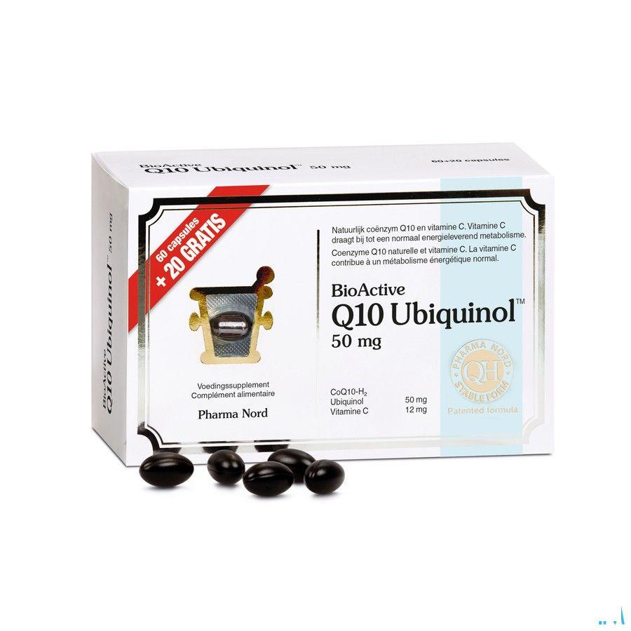Bioactive Q10 50 mg 60 + 20 Capsule  -  Pharma Nord