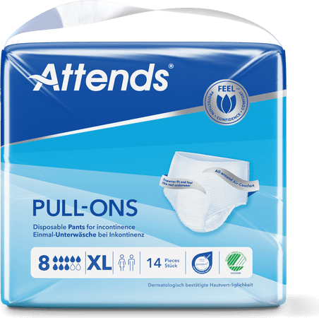 Attends Pull On 8 Slip Xl 1x14
