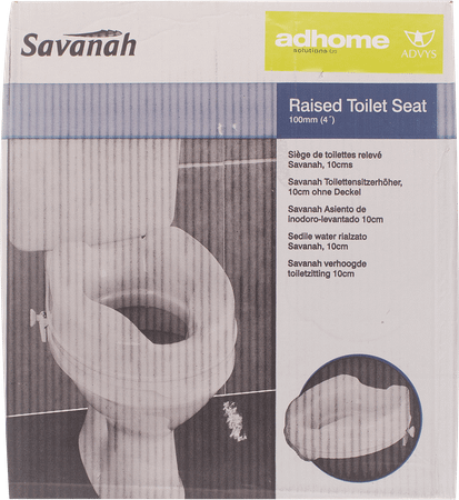 Siege Toilet Savanah 10Cm Blanc Homecraft 