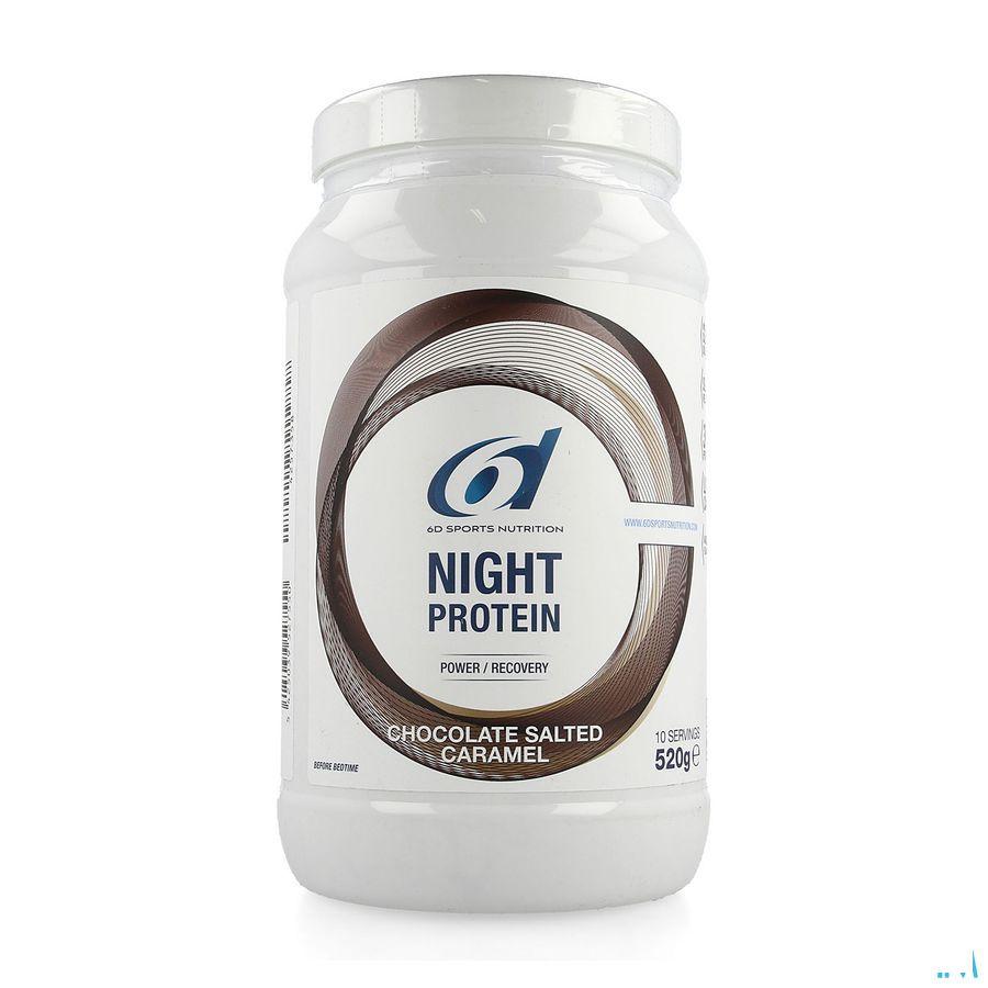 6D Night Protein Chocolate Salted Caramel 520g