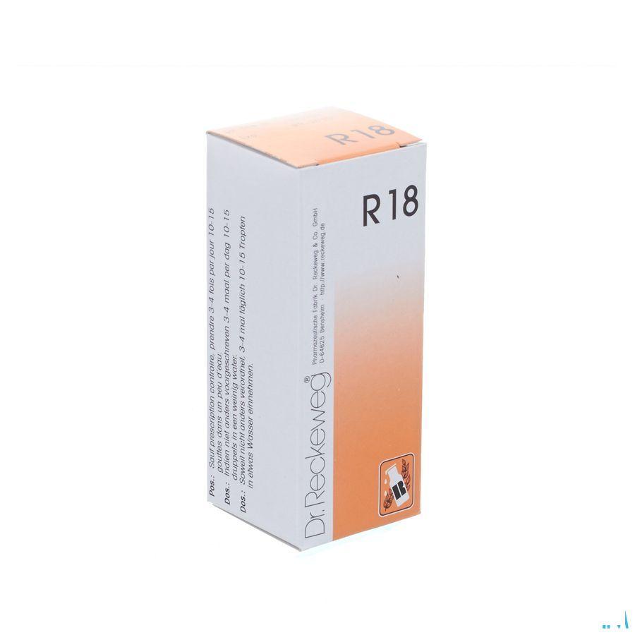 Reckeweg Dr. R18 Druppels 50 ml  -  Nut-Hom-Phyt