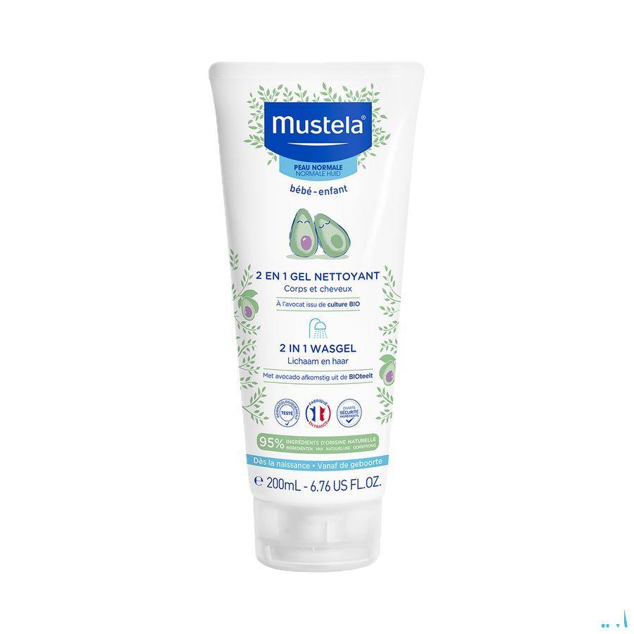 Mustela Pn 2in1 Wasgel 200 ml