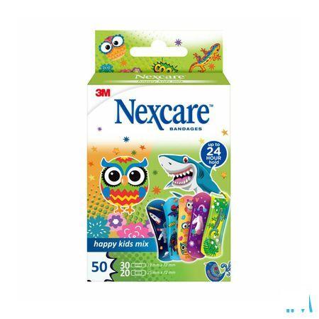 Nexcare 3M Happy Kids Mix Pansement 50 N3-50-2P