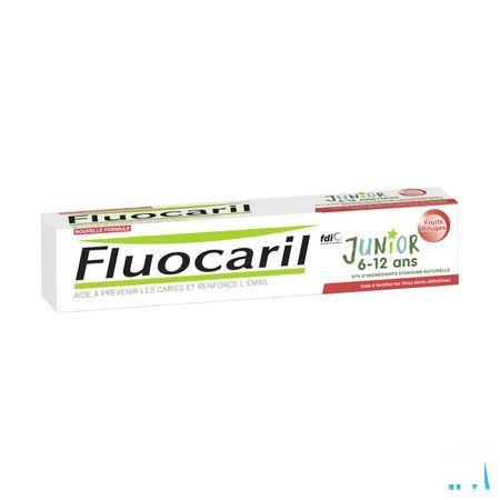 Fluocaril Tandpasta Junior Rood Fruit 75  ml Nf