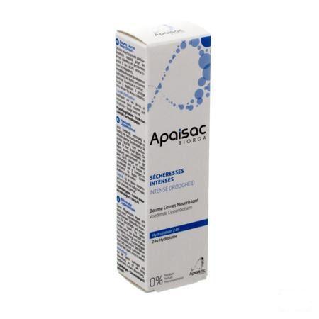 Apaisac Biorga Baume Levres Nourrissant Tube 15 ml