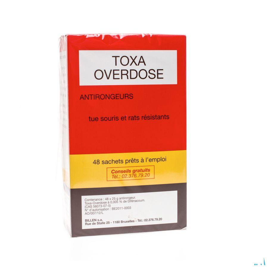Toxa Overdose Souricide 48 X 25 gr
