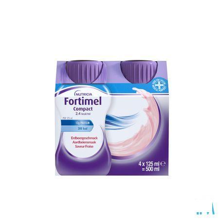 Fortimel Compact 2.4Kcal Aardbei 4 x 125 ml