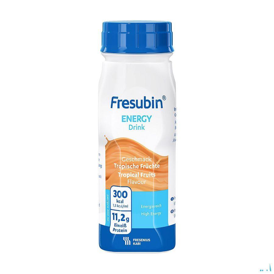 Fresubin Energy Drink 200 ml Fruits Tropicaux/tropische Vruchten  -  Fresenius