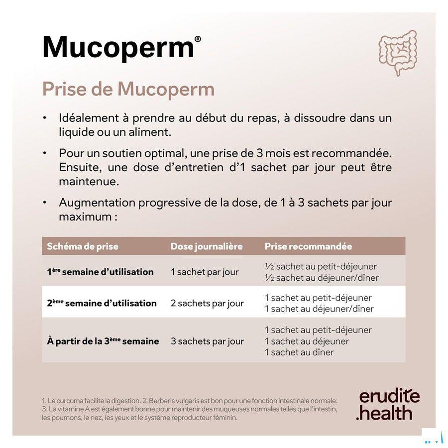 Mucoperm Poeder Zakje 60 X 4g  -  Nutriphyt