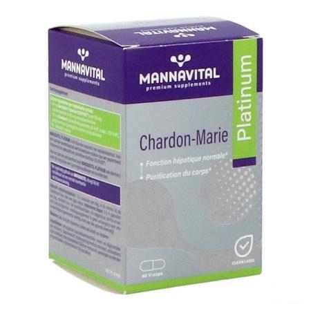 Mannavital Mariadistel Platinum V-Capsule 60