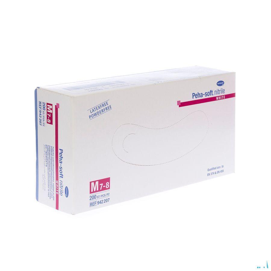 Peha Soft Handschoen Nitrile Wit M 200 9422073