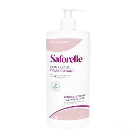 Saforelle Soin Lavant Doux Solution Flacon Pompe 1l