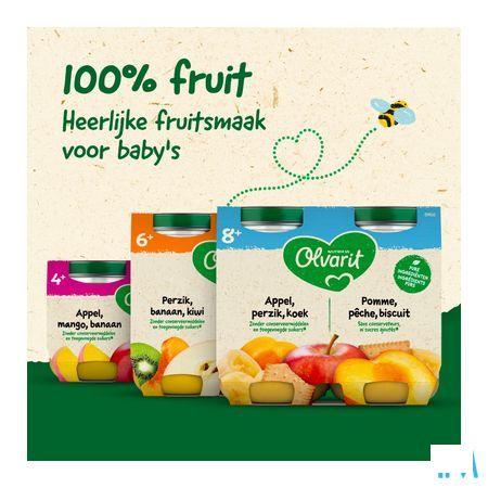 Olvarit Banaan Appel Sinaasappel Koek 2x200 gr 12m51  -  Nutricia