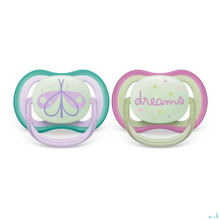 Philips Avent Fopspeen +0M Air Night Mix Scf376/17