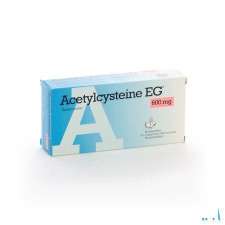 Acetylcysteine EG 600 mg Comprimes Eff. 30x600 mg  -  EG