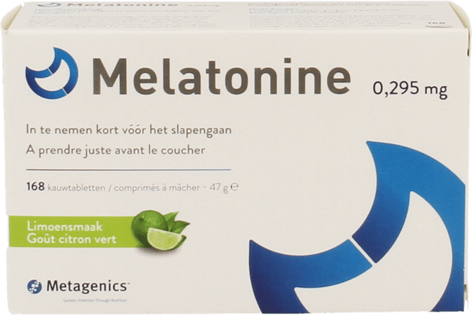 Melatonine 0,295 mg Kauwtabletten 168  -  Metagenics