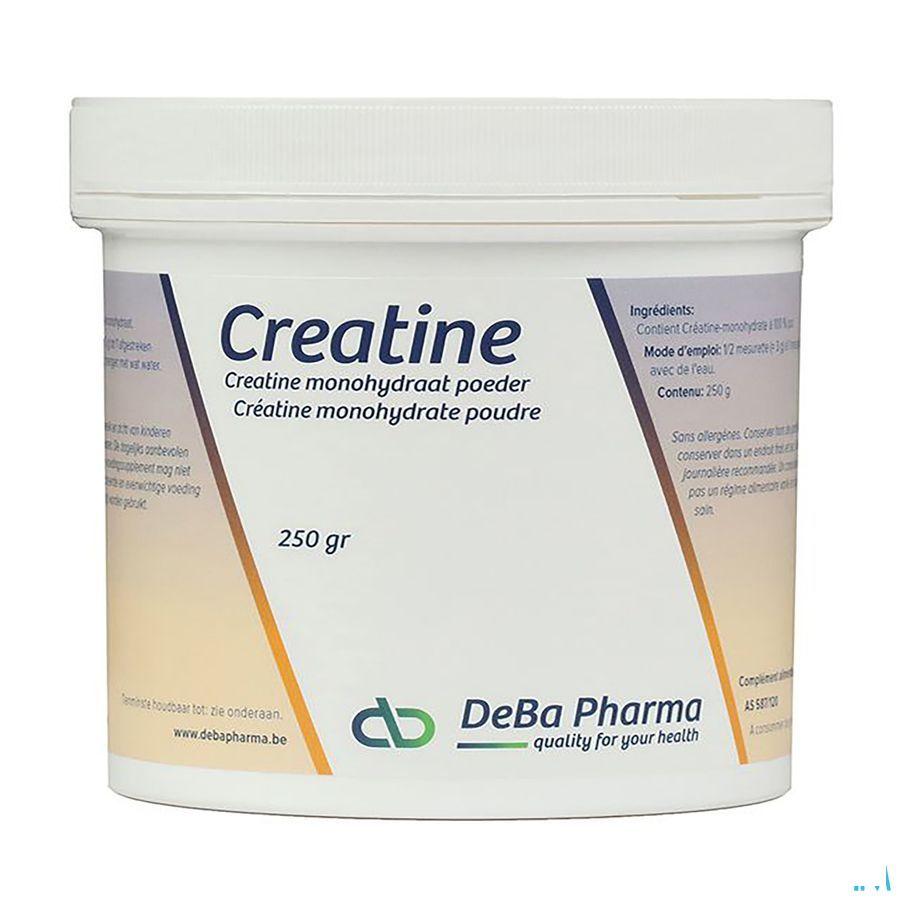 Creatine Monohydraat Poeder Oplosbaar 250 gr  -  Deba Pharma