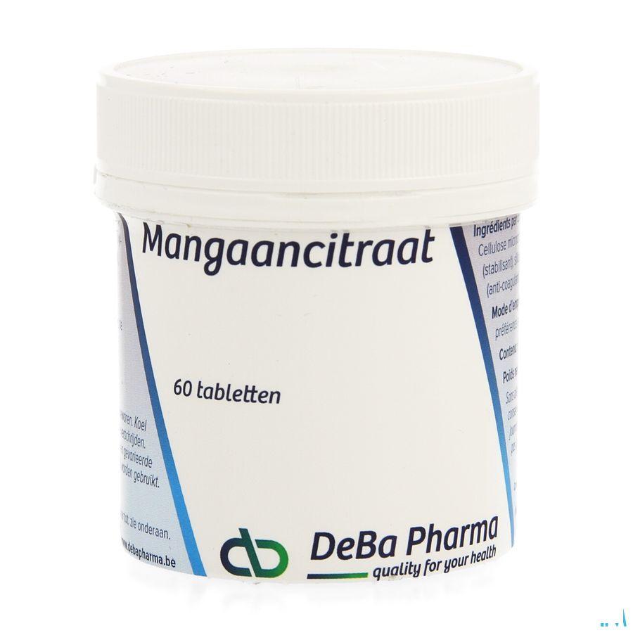 Mangaancitraat Tabletten 60  -  Deba Pharma