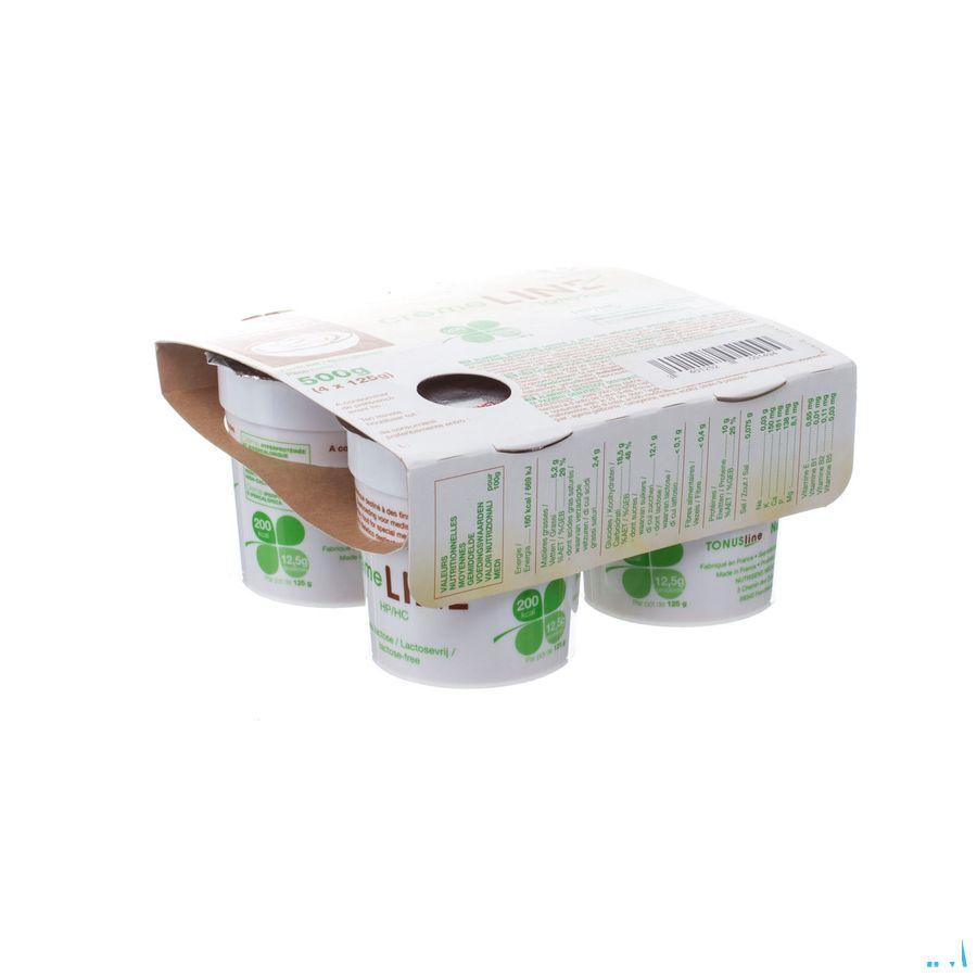 Cremeline + Caramel zonder lactose 4x125 gr  -  Nutrisens Medical