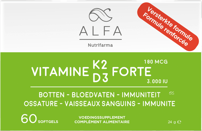 Alfa Vitamine K2 D3 Forte Softcaps 60